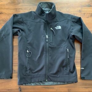 North Face black windproof jacket